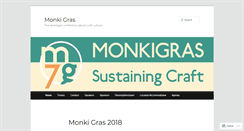 Desktop Screenshot of monkigras.com