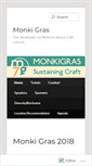 Mobile Screenshot of monkigras.com